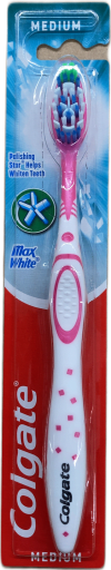Colgate Max White Polishing Star tannbursti miðlungs, 1 stk