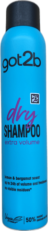 got2b Þurrsjampó Extra Volume Sítróna & Bergamót 200 ml