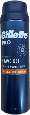 Gillette Pro Sensitive rakgel, ilmað, 200 ml