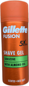 Gillette Fusion5 rakgel fyrir viðkvæma húð með möndluolíu 75 ml