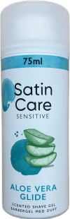 Satin Care rakgel fyrir viðkvæma húð með aloe vera ilm, 75 ml