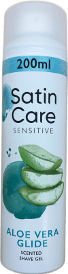 Gillette Satin Care Sensitive Aloe Vera Glide ilmandi rakgel, 200 ml