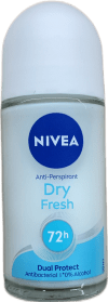 NIVEA Dry Fresh svitaeyðir (antiperspirant) 72 klst. tvöföld vörn 50 ml