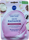 NIVEA Blöðgríma með serumi Húðarljómi Sheasmjör & arganolía 1 maski