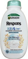 Garnier Respons Kids 2-í-1 sjampó og flækjubani – Hafra mýkt 250 ml