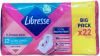 Libresse V-Protection Ultra Long+ dömubindi með vængjum, fyrir miklar blæðingar, 22 stk