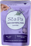 Sea Pa froðusápa fyrir hendur - áfyllingahylki Lavender 108 g (8 stk)