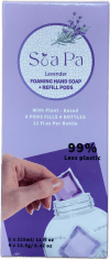 Lavender froðusápa fyrir hendur + áfyllingahylki 325 ml + 4 x 13,5 g