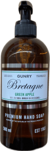 Gunry Bretagne handsápa – grænt epli 500 ml