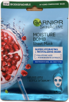 Garnier SkinActive Moisture Bomb blaðmaski með hýalúrónsýru og granatepli 28 g
