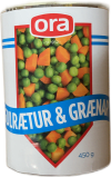 Ora gulrætur og grænar 450 gr