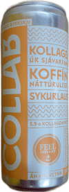 Collab engifer og ferskja 330 ml