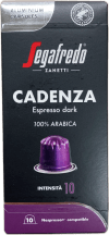 Segafredo candeza espresso dark 10 stk