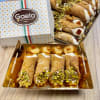 4 lítil Cannoli í gjafaöskju