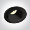 8w dark light stillanlegt svart
