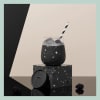 Porter glas með loki – Terrazzo Charcoal