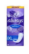 Always Daily Protect Pantyliners XL Extra Long Lightly Scented, 38 pcs