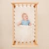 Baby Tuck Sheet – Caramel grid