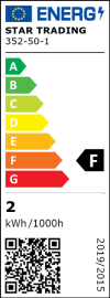Decoration LED filament bulb G80 E27 1,5W(=15W) 2100K 140lm Dimmer comp.