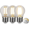 E27 4,2W LED 470Lm glær 3 ste