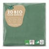 Duni Bio pappírsservíettur Oriental Green 20 stk (24 x 24 cm)