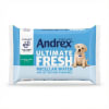 Andrex Ultimate Fresh skolhæfar hreinlætisþurrkur – míselvatn og ferskleiki bómullar, 36 stk