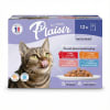 Plaisir Fullorðnir & Geldaðir Fjölbragðsbitar í Sósu 12 x 100 g