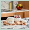 Porter glerkrukka – Terrazzo Cream