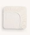 Fitted Sheet lak Caramel grid
