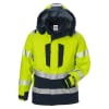Fristads Hitaþolin úlpa Gore-Tex HiViz gul/navy