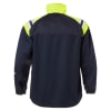 Fristads hitaþolin jakki navy/HiViz gulur