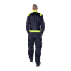 Fristads samfestingur navy/HiViz gulur, eldtefjandi