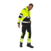 Fristads Softshelljakki HiViz gulur/svartur CL2