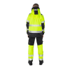 Fristads Stiby smíðabuxur teygju HiViz/svartar