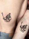 Partner in crime (tvö eins húðflúr) 20% afsláttur af húðflúri hjá Moonstone Tattoo