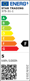 LED LAMP E27 A60 OPAQUE FILAMENT RA90