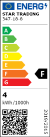 LED pera 3,3W Ra80 Gu10