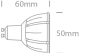LED pera 7W GU10