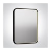 Mirror LED 20W Square Black