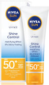 Nivea Sun Face Shine Control Face SPF 50+ Rakakrem með sólarvörn 50ml