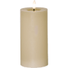Pillar kerti 12,5cm beige