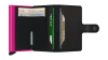 Secrid Miniwallet - Matte Black/Fuchsia