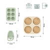 Silicone Containers & Feeder Set