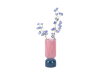 Vasi Faded pink w. dark blue