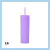 Glas með röri – 10 litir
