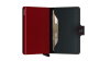 Secrid Miniwallet - Matte Black/Red