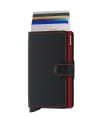 Secrid Miniwallet - Matte Black/Red
