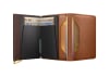 Secrid Slimwallet - Emboss Lines - Cognac Brown