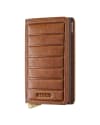Secrid Slimwallet - Emboss Lines - Cognac Brown