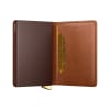 Secrid Slimwallet - Emboss Lines - Cognac Brown